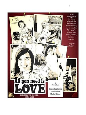 cover image of ALL YOU NEED IS LOVE....Combatterò per Te e per il nostro amore